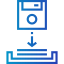 Floppy disk icon 64x64