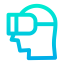 Vr glasses icon 64x64