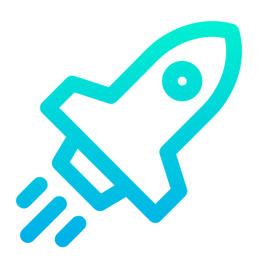 Rocket launch icon