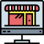 Online shop icon 64x64