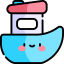 Boat toy icon 64x64