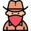 Cowboy Ikona 64x64