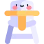 Baby chair icon 64x64