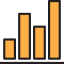 Bar chart icon 64x64