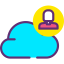 Cloud computing ícone 64x64