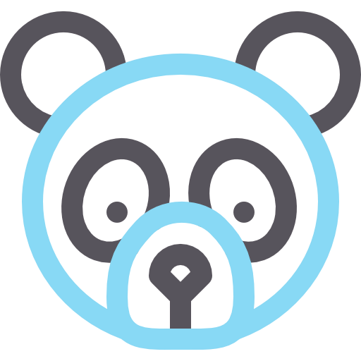 Panda bear icon