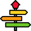 Directional sign icon 64x64