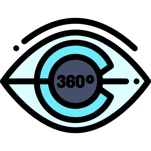 360 degrees icon