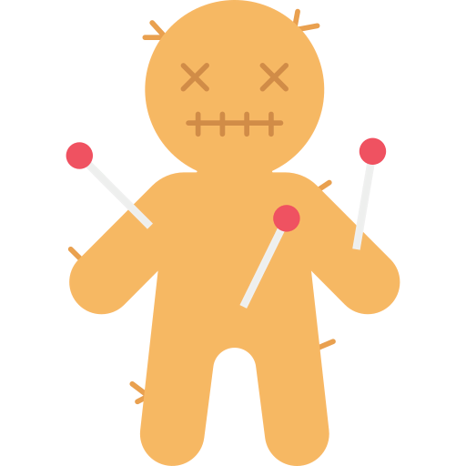 Voodoo doll icon