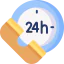 24 hours Ikona 64x64