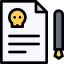 Death certificate icon 64x64
