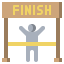 Finish line icon 64x64