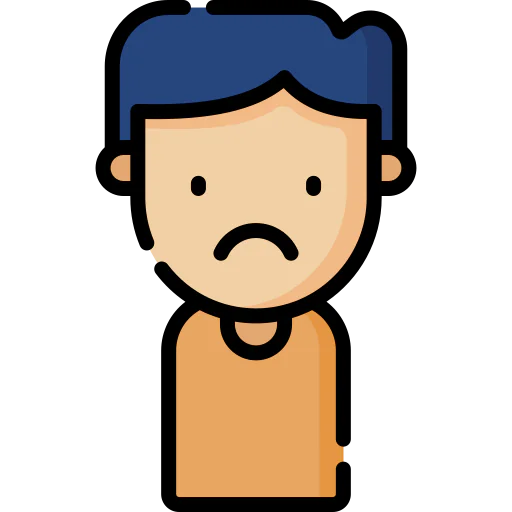 Sad icon