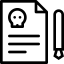 Death certificate іконка 64x64