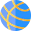 Earth globe icon 64x64
