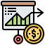 Stock market icon 64x64