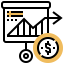 Stock market icon 64x64