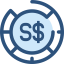 Singapore dollar icon 64x64
