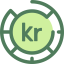 Danish krone icon 64x64