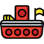 Boat toy icon 64x64