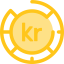 Danish krone icon 64x64