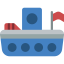 Boat toy icon 64x64
