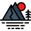 Mountains icon 64x64