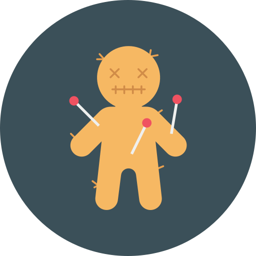 Voodoo doll icon