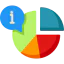 Pie chart icon 64x64