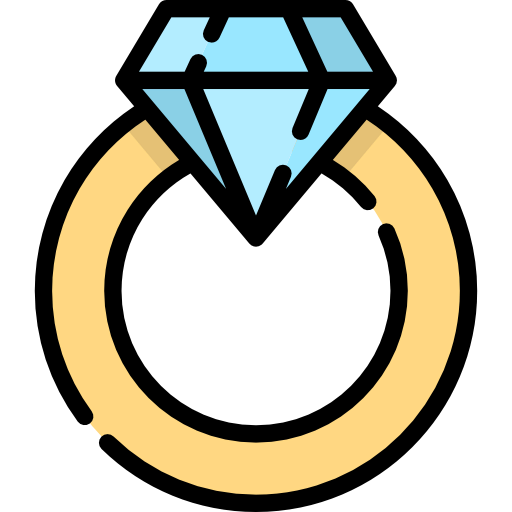 Diamond ring icon