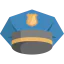 Police cap icon 64x64