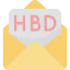 Birthday card icon 64x64