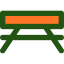 Picnic table icon 64x64