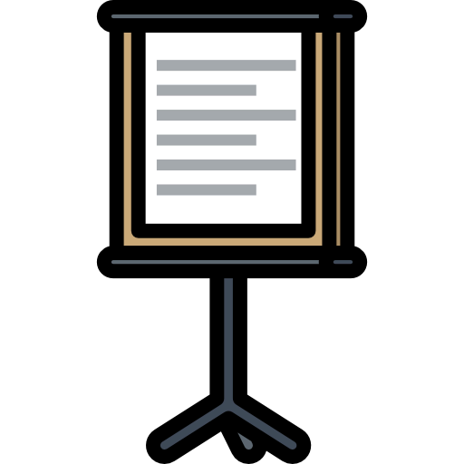 Flip chart icon