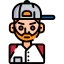 Baseball player icon 64x64