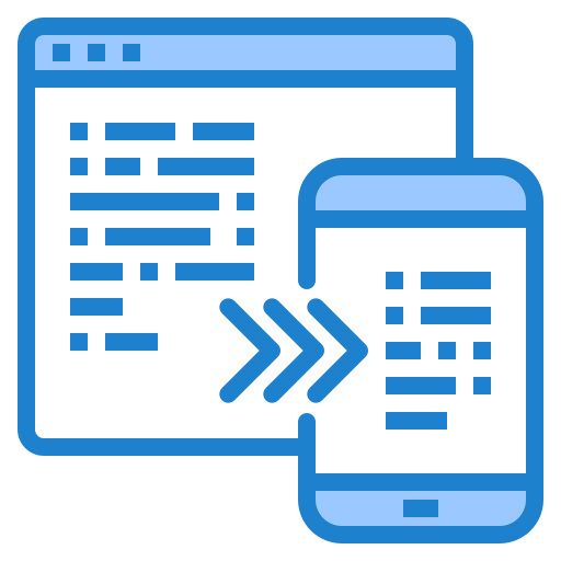 Responsive ícone