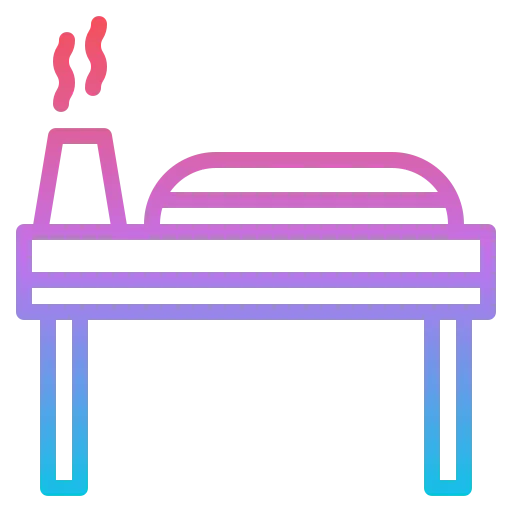 Spa bed icon