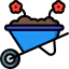 Wheelbarrow icon 64x64