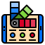 Color palette icon 64x64