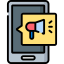 Mobile marketing icon 64x64
