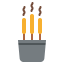 Incense sticks icon 64x64