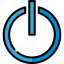 Power button icon 64x64