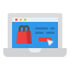 Shopping online icon 64x64