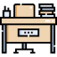 Teacher desk icon 64x64