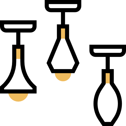 Ceiling lamp icon