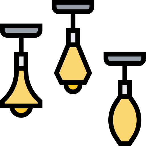 Ceiling lamp icon