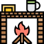 Fireplace icon 64x64