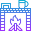 Fireplace icon 64x64