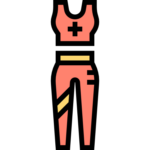 Workout clothes icon