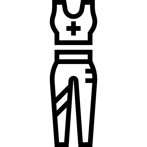 Workout clothes icon